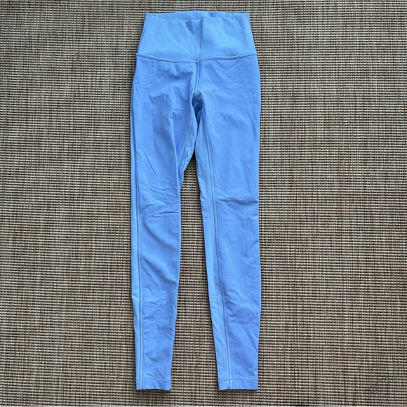 lululemon athletica Pants - Lululemon Women’s Align Light Blue Leggings Double Lined size 4